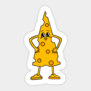 FUNNY Food Slice Of Cheese Lover Gifts Sticker